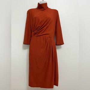 MaxMara Rust Midi Dress